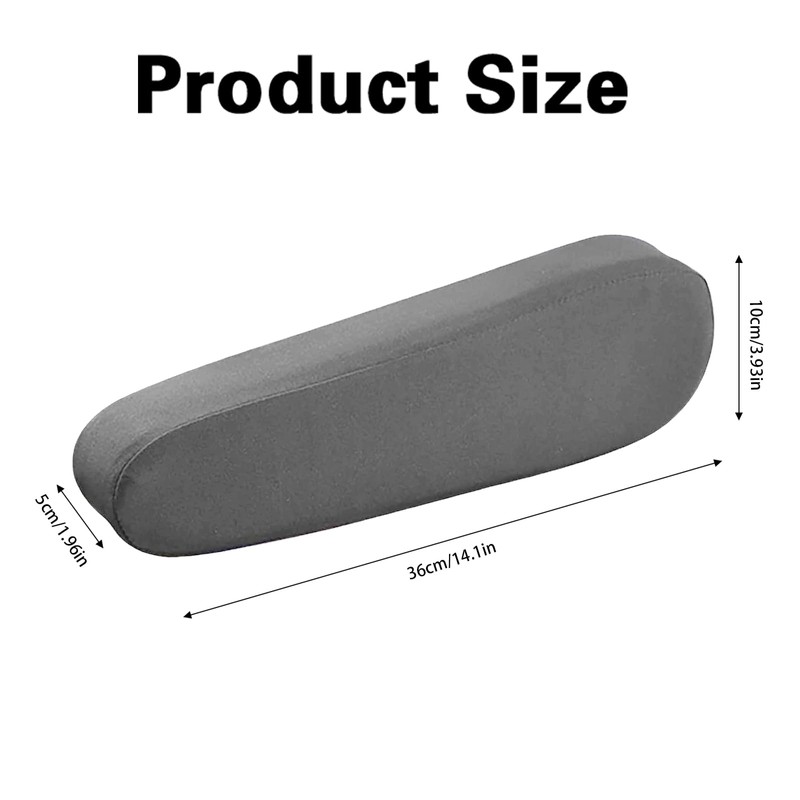 Pack of 2 Car Armrest Covers, Universal Front Seat Armrest