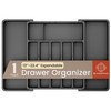 Black Expandable Utensil Drawer Organizer 1 Pack, Adjustable 13” to