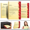 25 Envelopes (No Window) Christmas Motif, Red Christmas Stars, DIN