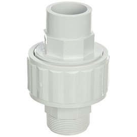Hayward SP1481 1-1/2-Inch SLIP White ABS Full-Flo Self-Aligning Double Male End Union