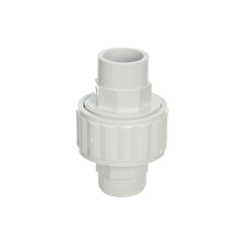 Hayward SP1481 1-1/2-Inch SLIP White ABS Full-Flo Self-Aligning Double Male