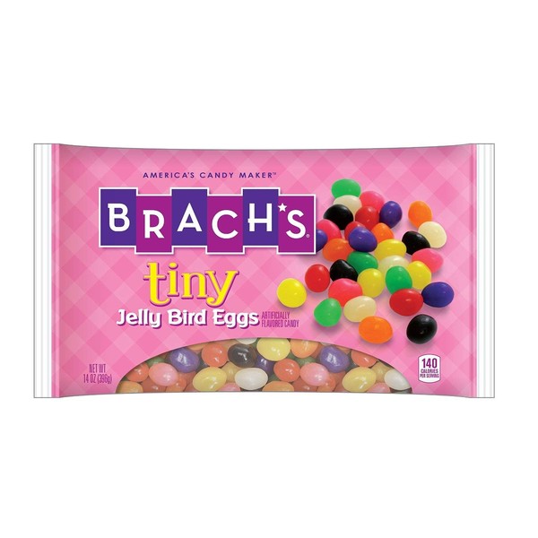 Brach's Tiny Jelly Bird Eggs 14oz.(pack of 8 Bags)