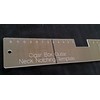 Cigar Box Guitar Neck Notching Template - save time and