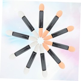 BIUDECO 50pcs Dual Sided Eye Shadow Applicator Soft Sponge Makeup Tool for Women and Girls for Beginners and Professionals Easy Powder Application Compact Design