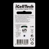 iCellTech Size 675P 1.45V Cochlear Implant Hearing Aid Batteries (12