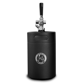 keline keg Mini Portable Draft Beer System 128 oz of craft beer on tap with co2 presurized regulator
