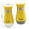 CCHONG Salt and Pepper Shaker Set (Yellow)