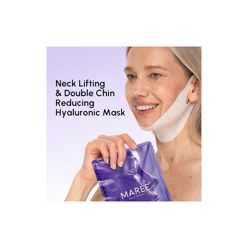 MAREE Mascarilla Lifting V Line con Ácido Hialurónico Mascarilla Facial