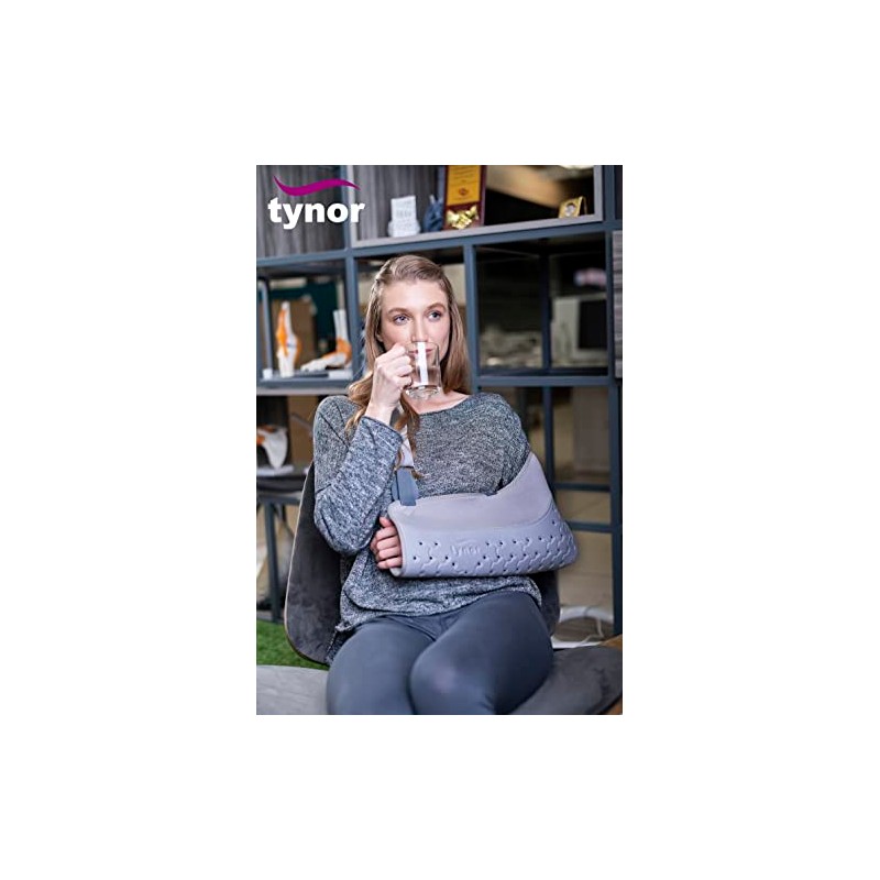 Tynor Pouch Arm Sling Urbane, Grey, Large, 1 Unit