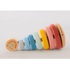 PINOLINO Rainbow Stacking Tower Ruby Wooden Motor Skills Classic Colourful