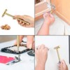 6 in 1 Micro Mini Multifunction Copper Craft Hammer &