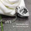 Small Urns for Ashes Keepsake Comes with Heart Box w/Light(Battery