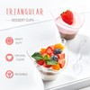 Paquete de 50 Tazas de Postre con Cucharas, Mini Tazas