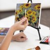AROIC 3 Pack 14'' Tabletop Easels, Black Steel Table Top