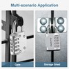 Puroma 1 Pack Combination Lock for Locker 4 Digit Outdoor