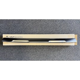 Hyundai 2021-2022-2023 Santa Fe Front Bumper Skid Plate Stone Deflector New Satin Chrome