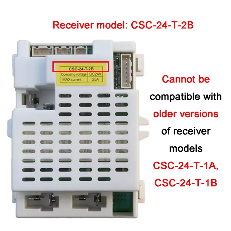 Kids Powered Ride On Car CSC-24-T-2B 24V Receiver,Controller Control Box