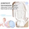 WUSJCOF Pack of 4 Baby Body Extensions, Press Stud Baby,