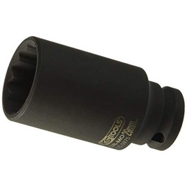 KS Tools 515.0975 1/2-Inch 12-Point Impact Socket, Long, 29 mm