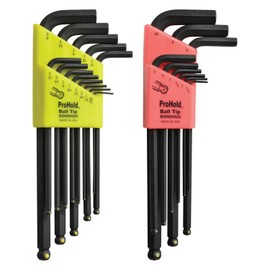 BONDHUS Hex Wrench Set, Multi-Pack, Black Dyed, 22 Piece Set (PBLX9M: 1.5, 2, 2.5, 3, 4, 5, 6, 8, 10 mm) PBLX13: 0.050, 1/16, 5/64, 3/32, 7/64, 1/8, 9/64, 5. /32, 3 /16, 7/32, 1/4, 5/16, 3/8") PBLX22