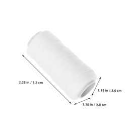 MAGICLULU 5 Rolls Face Puller Cotton Thread Hair Epilation Thread Tool for Threading Hair Thread for Hair Removal Epilator Face Thread Epilator Made of Wink Rope White