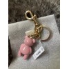COACH Bear Bag Charm Keychain CP890 Pink NWT