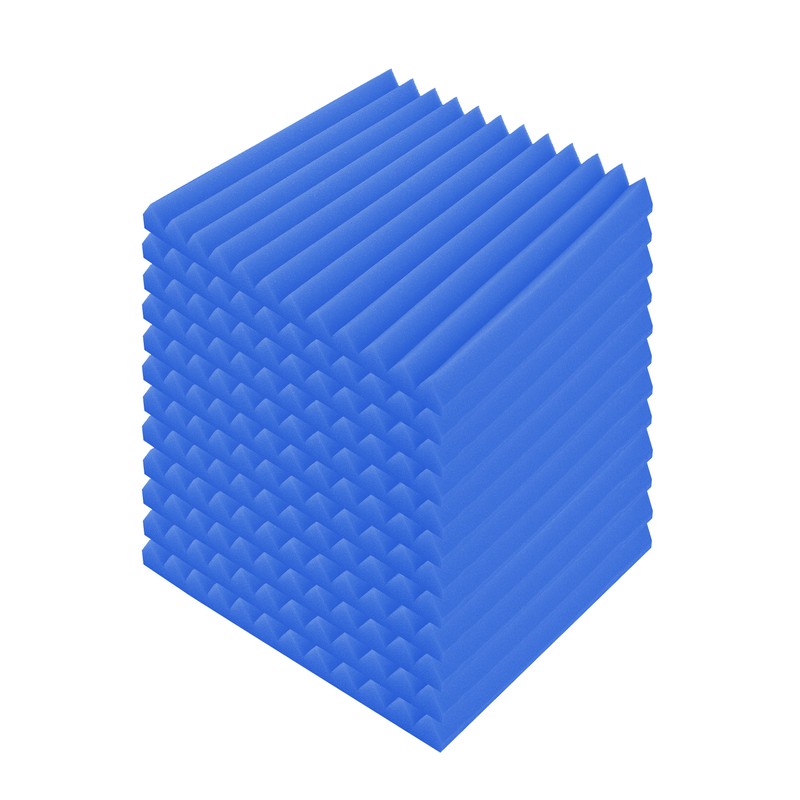 12 Pack-Studio Foams Sound Absorption Proofing Panels High-density Wedge Tiles