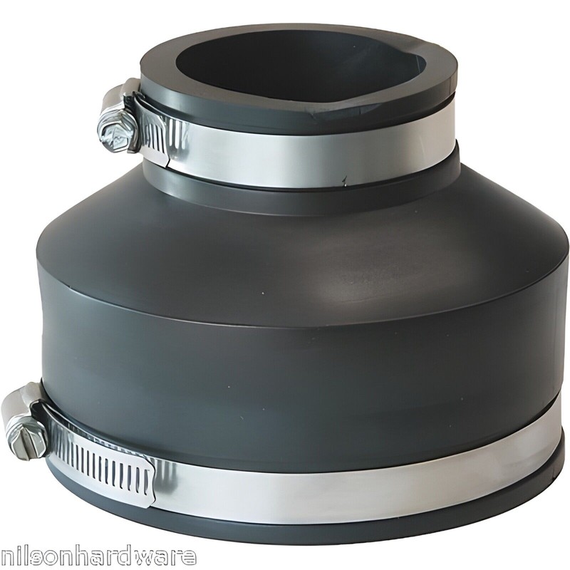 Fernco Rubber 4" X 2" Reducing Flexible PVC Drain Pipe