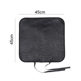 BASTOUR Car Seat Cover, Child Seat Pad, Non-Slip Car Seat Protective Cover, Car Seat Protector, Child Seat Pad, Car Seat Protection, PU Leather, Black