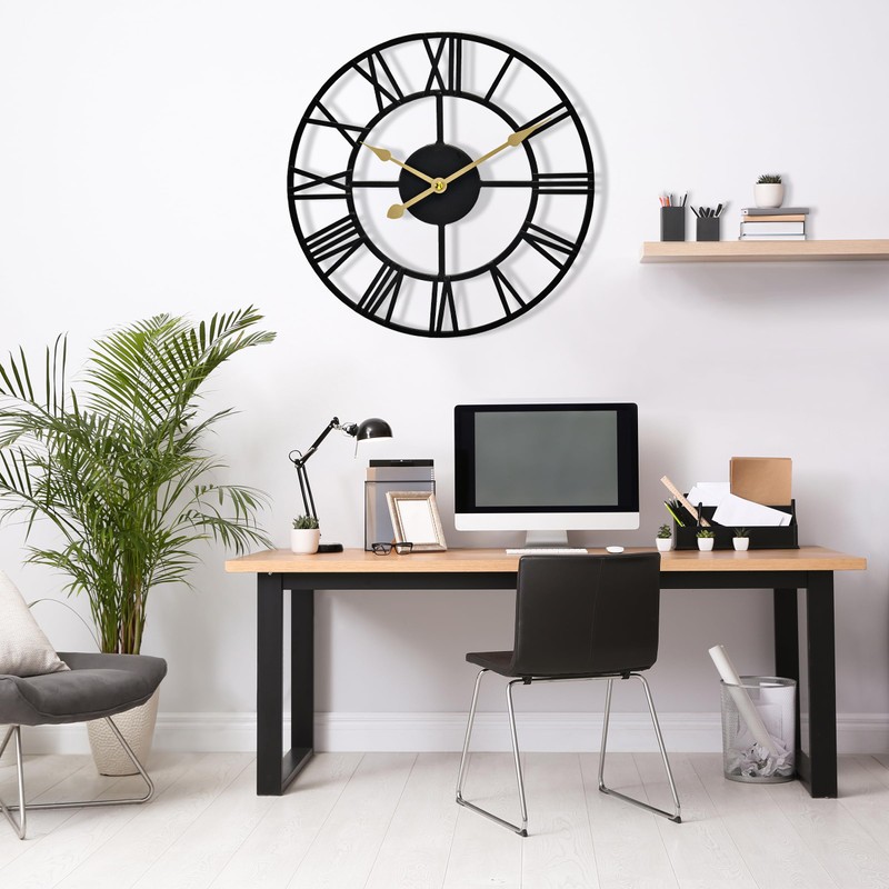 Sorbus Large Wall Clock for Living Room Decor - 24