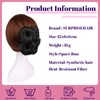 Short Claw Clip Messy Bun Scrunchies Updo
