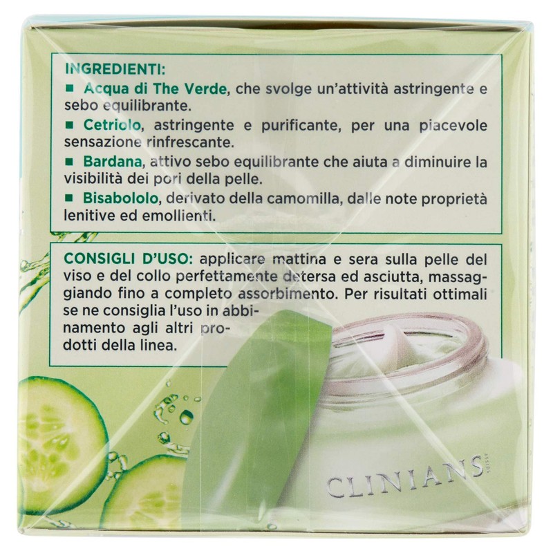 Clinians Moisturising Face Cream with Apple Water and Zinc Skin