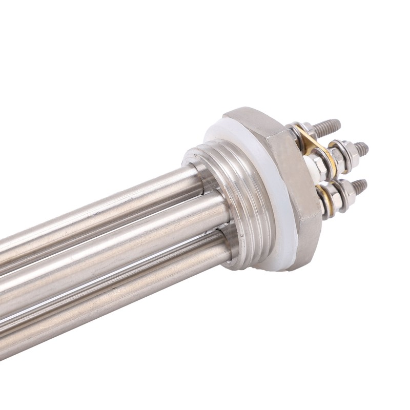 Immersion Water Heater Stainless Steel 1"NPT Thread Portable Quick Heating