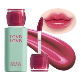LOVB LOVB - Tinte de labios coreano Pudding Glow  Brillo labial de larga duración y alta pigmentación, hidratante                                     