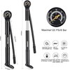 CXWXC Bicycle Pump 120 PSI Mini Bicycle Pump with Pressure