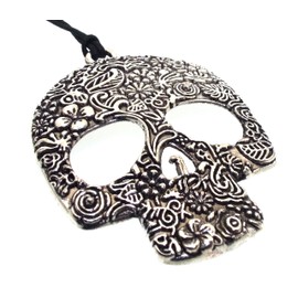 Angelleesa Designs Ltd Large Antique Style Candy Skull Pendant