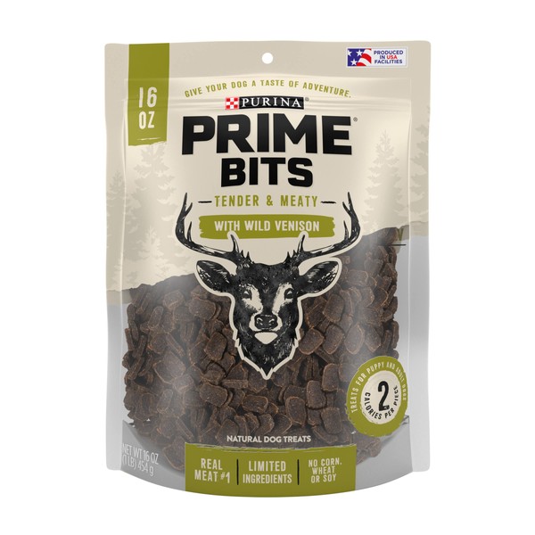 Purina Prime Bits with Wild Venison All Natural Dog Treats - 16 oz. Pouch