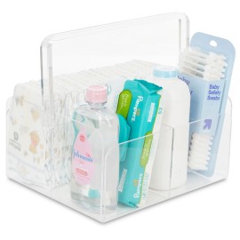 LELLOBABY™ - "Mommy Tool Box" Premium Acrylic Diaper Organizer