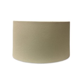 Royal Designs Shallow Oval Hardback Lamp Shade, Linen Beige, 12 x 14 x 8.5