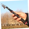 Mipcase Telescopic Fishing Rod Portable Folding Pole Durable Fishing Accessory