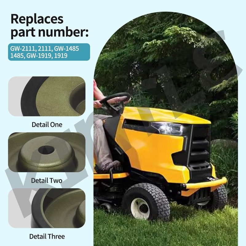 GW-2111 Horse Tiller Reverse Disc (3 3/4") - by KINTLE