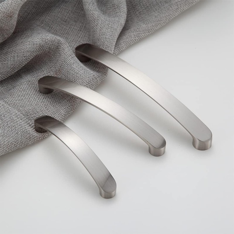 SYZOW 10 Pack Cabinet Handles Brushed Nickel Cabinet Pulls Kitchen