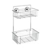 WENKO Bari Shower Caddy with Vacuum-Loc System, Shower Organizer Made