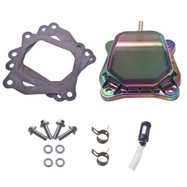 FUWTLP Colorful Plastic Valve Cover With Billet Aluminum Spacer For Predator 212 Non hemi For Coleman CT200U CT100U BT200X CC100X Mini Bike SK100 KT196 Go Kart For Honda GX160 GX200 Clone 196cc