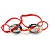 Swimz ATOM low profile Mirrored Racing/Training goggles - Blue/Red