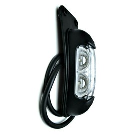 MelTruck® 2 x LED Marker Light Position Light 2 V 24 V E9 White and Red for Lorry Car Trailer Trailers