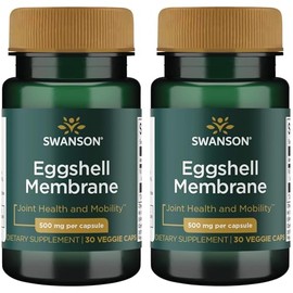 Swanson Eggshell Membrane 500 mg 30 Veg Caps (2 Pack)