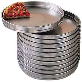 American Metalcraft HA5116 Straight Sided Self-Stacking Pan, 14 Gauge Thickness, 16" Dia., 1.5" H, Aluminum