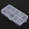 200 Pieces 10-50V Electrolytic Capacitor, SMD Electrolytic Capacitors Set 1uF