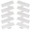 NOVINO 8PCS Boat Trailer Bunk Slides Pads and 2PCS Boat
